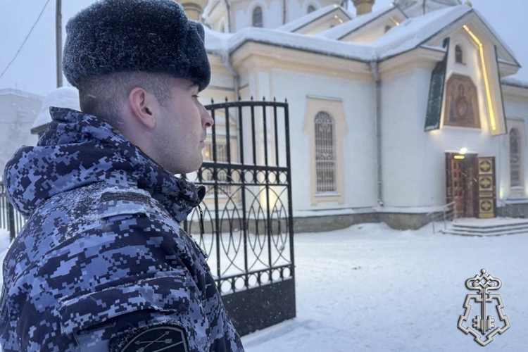 Росгвардия обеспечила правопорядок во время празднования Крещения Господня 
