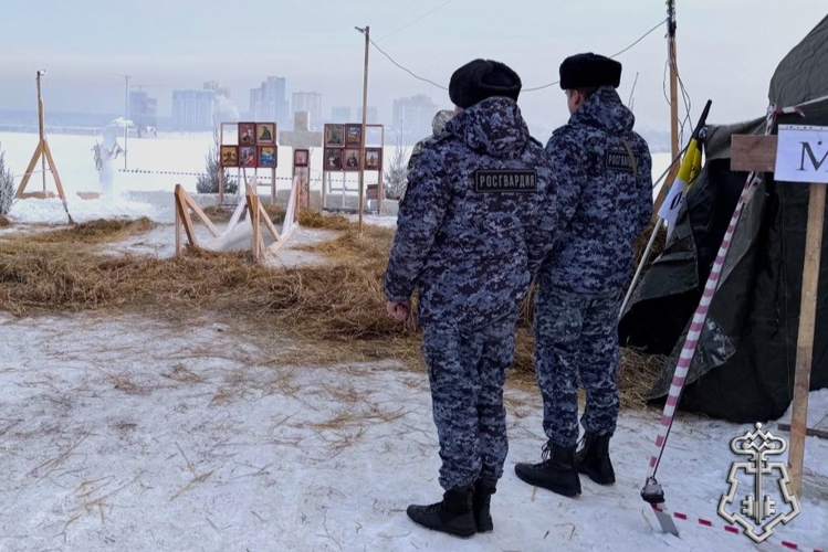 Росгвардия обеспечила правопорядок во время празднования Крещения Господня