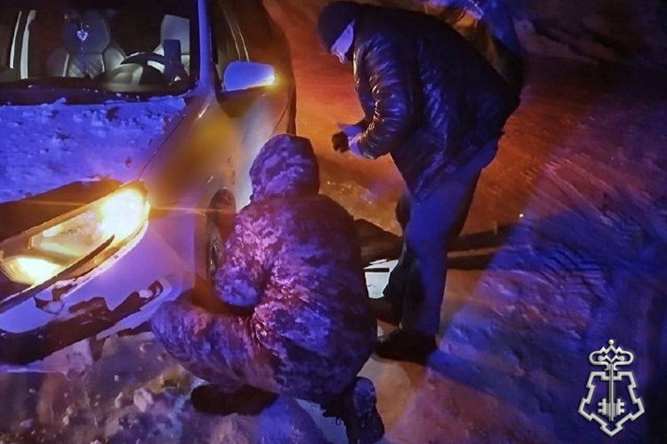 В наукограде Кольцово Новосибирской области росгвардейцы оказали помощь автомобилисту