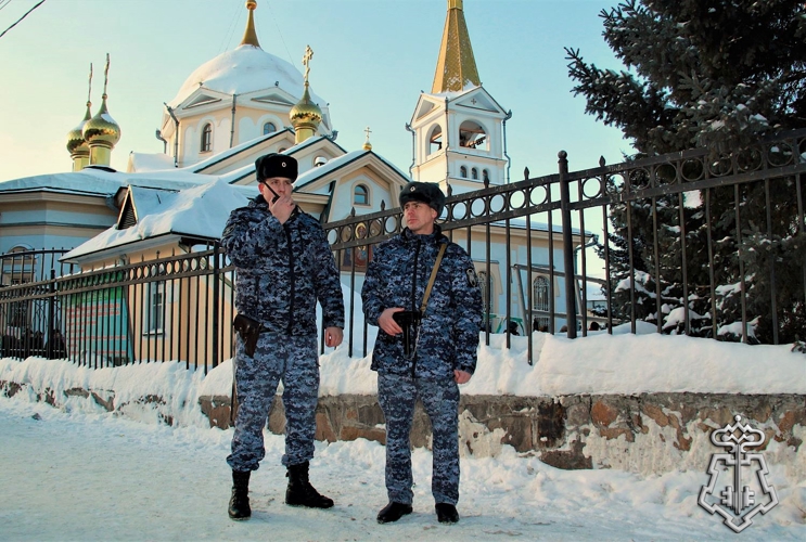 В Новосибирской области Росгвардия обеспечила безопасность в период празднования Рождества Христова