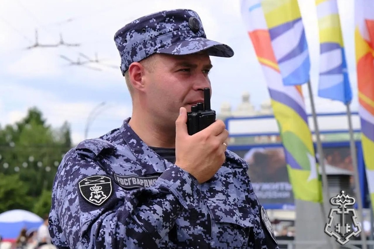 Росгвардия обеспечила правопорядок во время празднования 133-летия Новосибирска