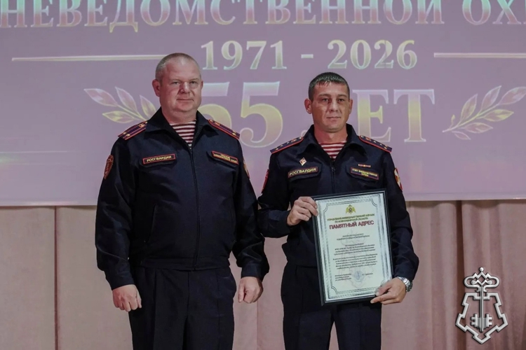 Ордынскому отделению вневедомственной охраны Росгвардии исполнилось 55 лет